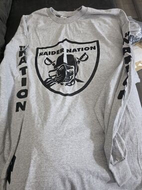Raiders Nation Kids' Long-Sleeve Shirt - Gray